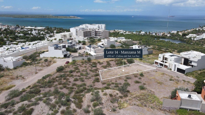 Terreno con Vista al Mar en Colina del Sol, La Paz — 470 m²