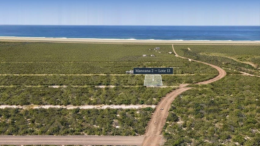 Terreno en Loma de Las Playitas, Pacífico — Mz 2, Lote 13